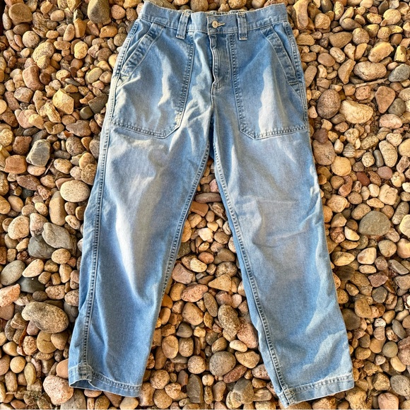 Old Navy Petite Women's OG Chinos in Light Blue - Picture 1 of 6